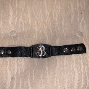 Leather “B” Cuff